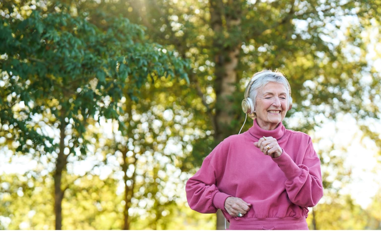 Smiling senior woman