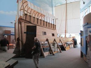 Boat replica at Lewis & Clark Historical Site