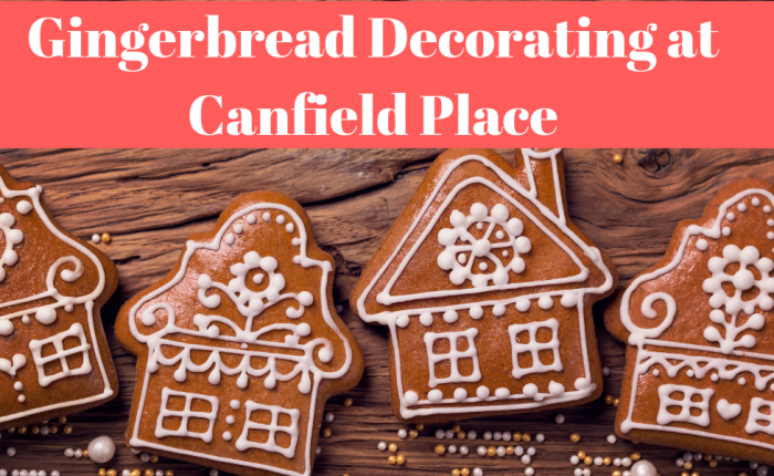 Canfield Place Gingerbread Decorating