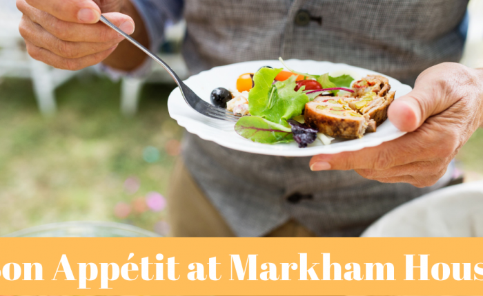 Dining at Markham House