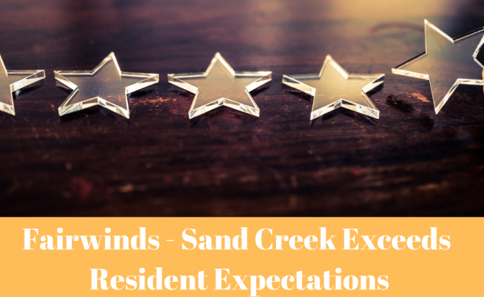 Resident Satisfaction Fairwinds Sand Creek