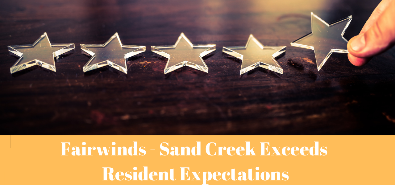 Resident Satisfaction Fairwinds Sand Creek