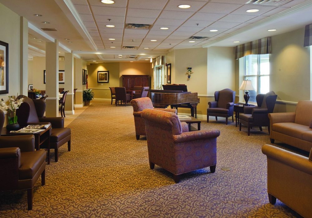 Living Area at The Linden at Danvers