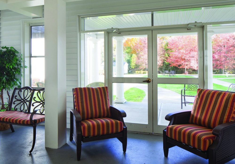 Lobby at The Linden at Danvers
