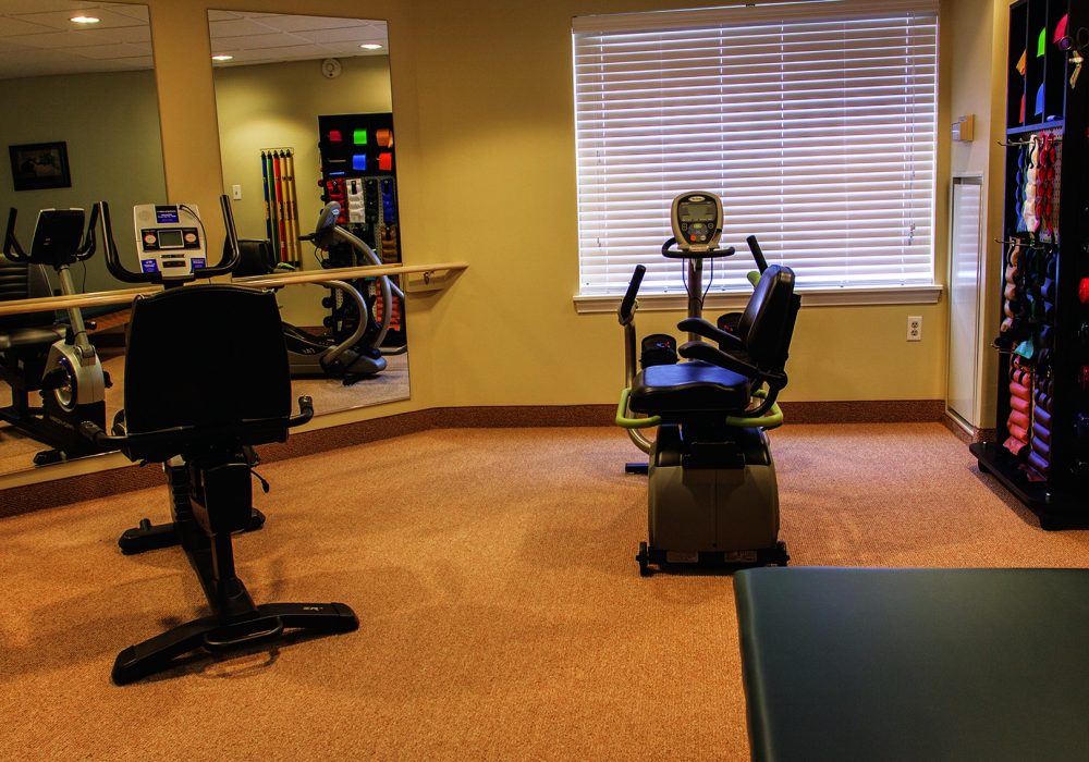 Gym at The Linden at Dedham