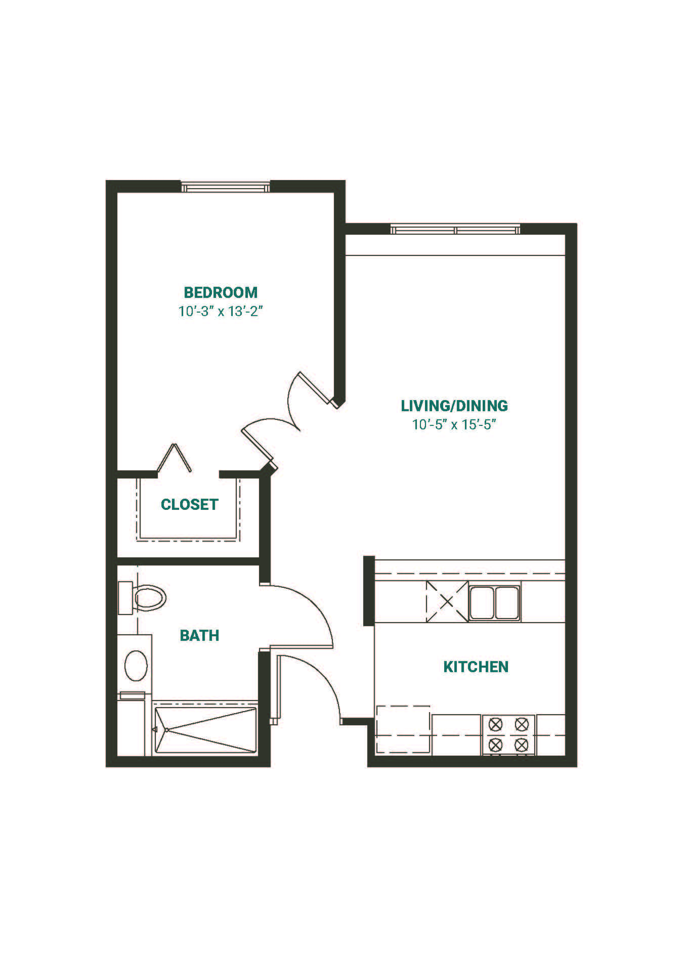 First floorplan