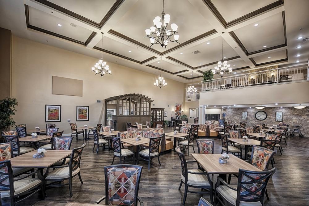 Dining room at The Landing's sister community