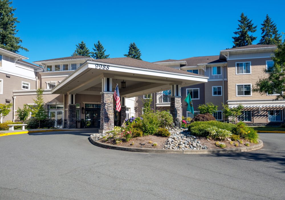 Porte Cochere - Fairwinds - Redmond Retirement Community