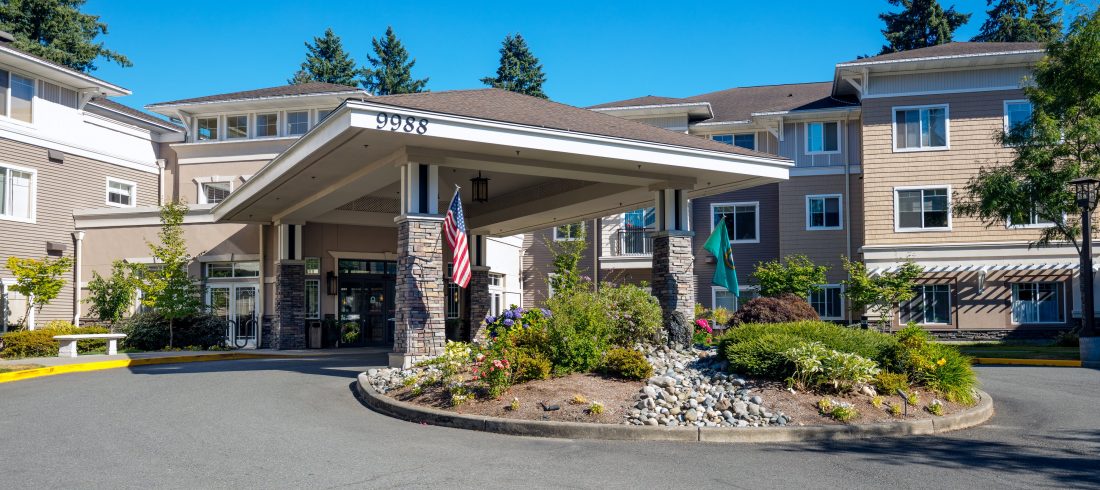 Porte Cochere - Fairwinds - Redmond Retirement Community