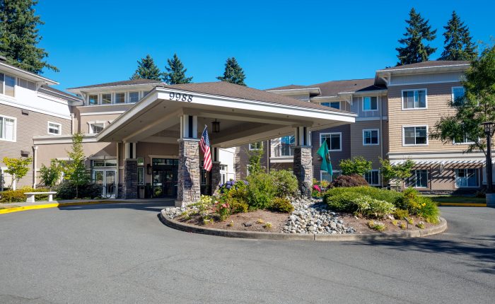 Porte Cochere - Fairwinds - Redmond Retirement Community