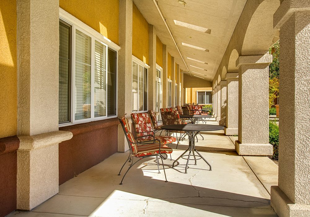Patio - Heritage Estates Retirement Community