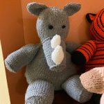 Knit Rhino Donated for Hospice Care