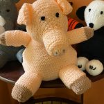 Knit Pig Donated for Hospice Care