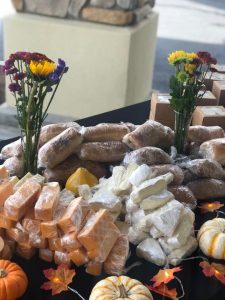 cheeses at farmers market