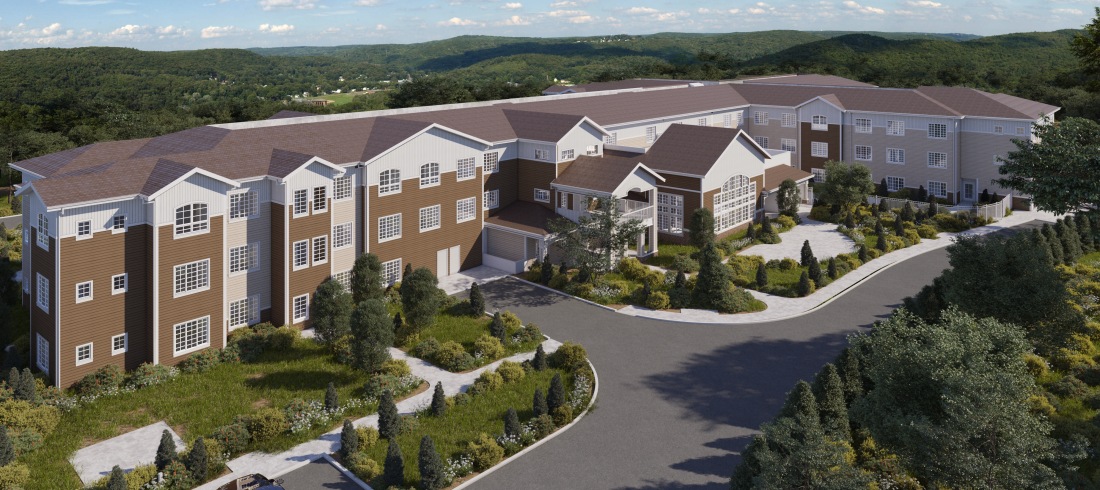 The Linden at Brookfield Aerial View