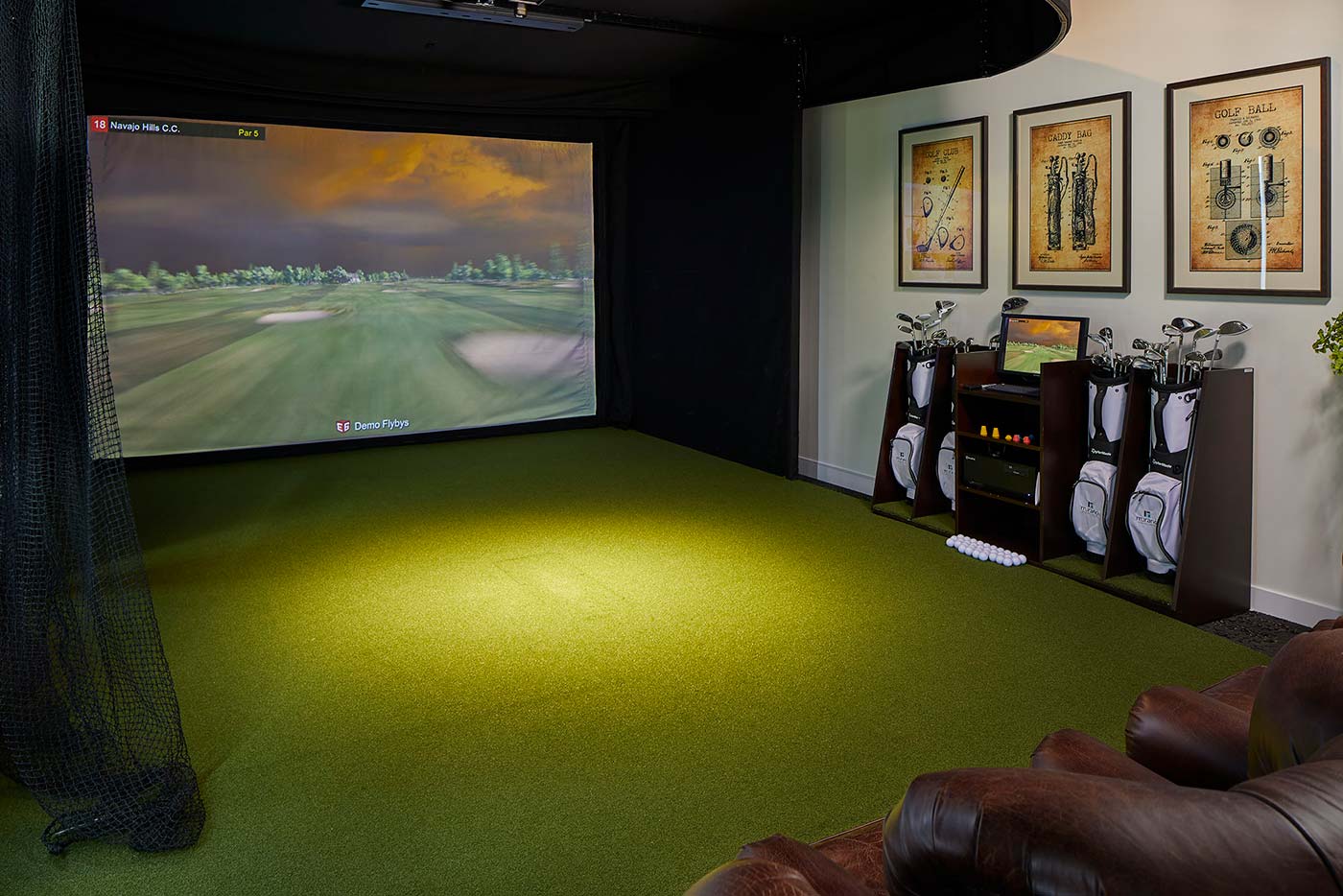 Golf Simulator - Murano Senior Living