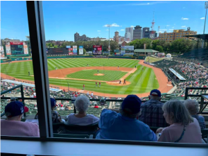 View from the suite at the Red Wings Stadium