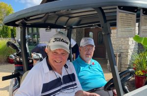 Residents in Golf Cart