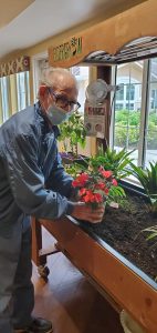 Resident at The Landing of Lake Worth plants flowers