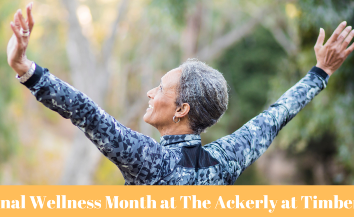 National Wellness Month at The Ackerly at Timberland