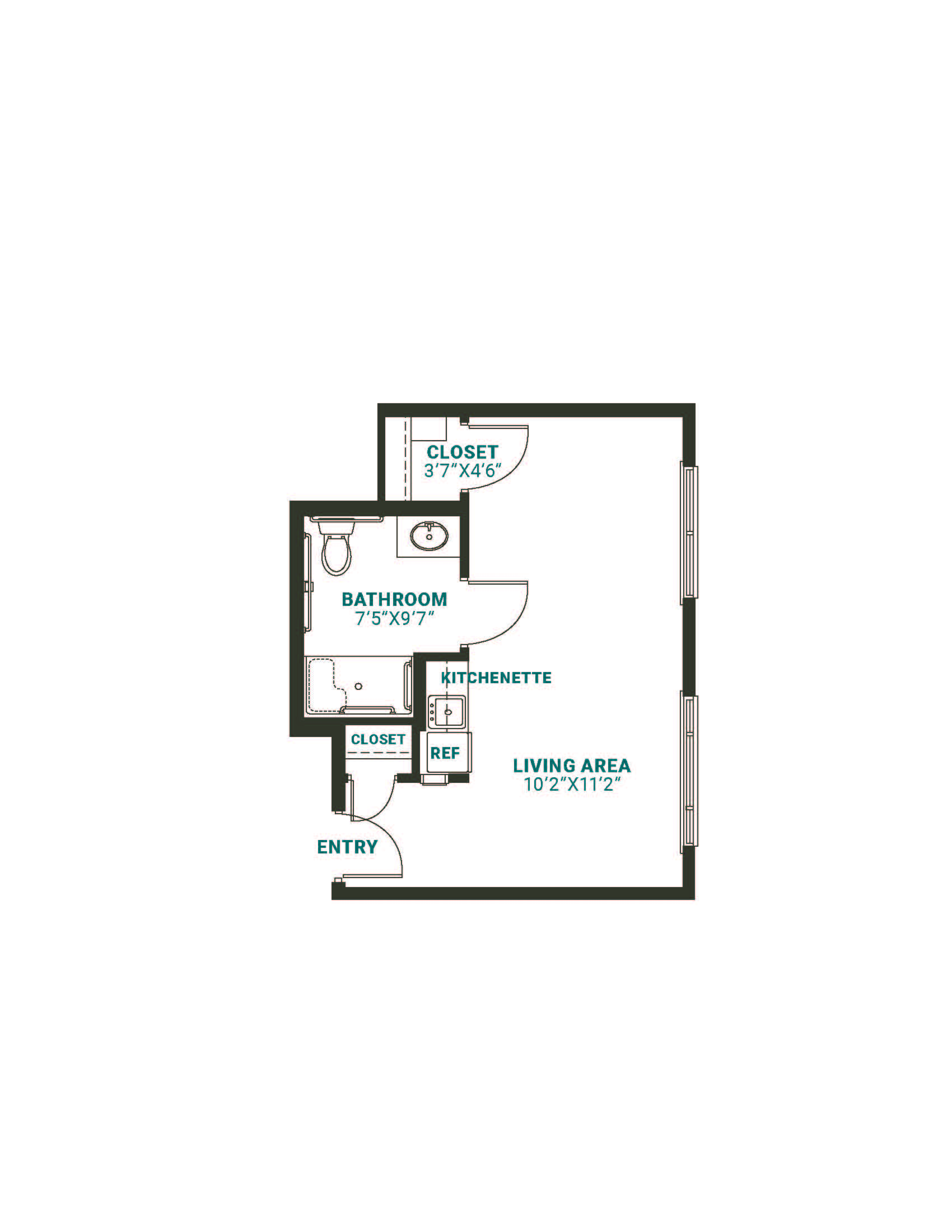 First floorplan