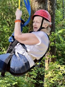 Russellville Park Resident Ziplining