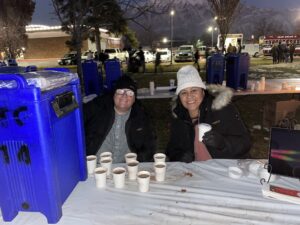 Serving Hot Cocoa at Lights On