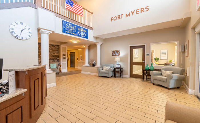 Ft Myers Senior Living Entrance