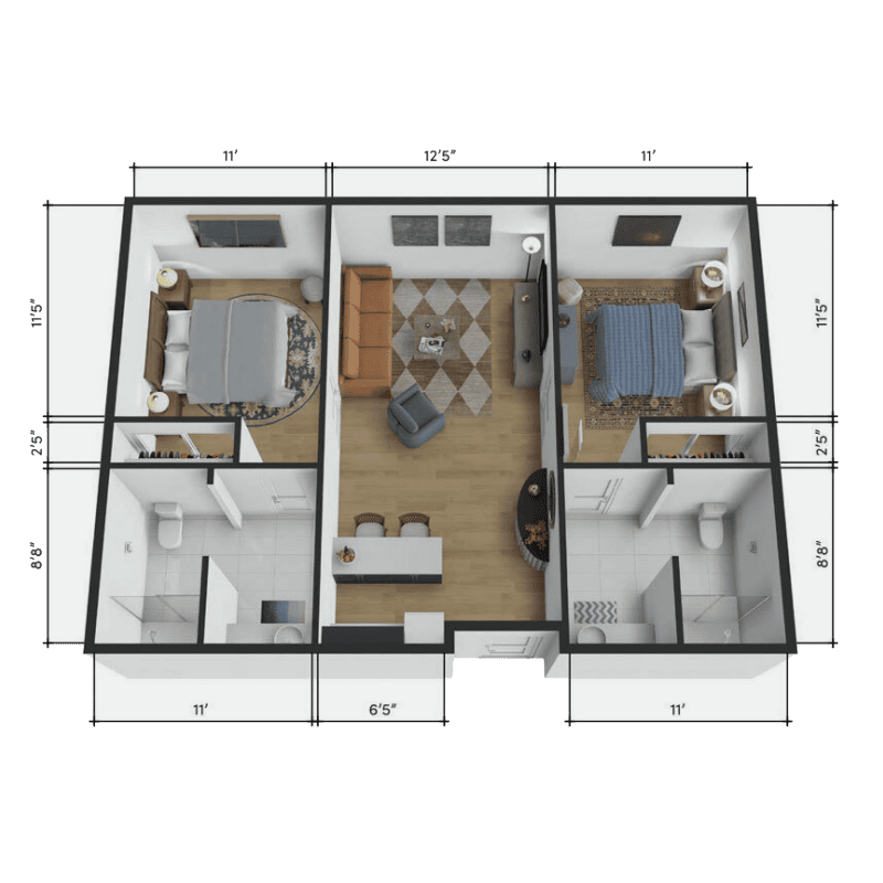 First floorplan