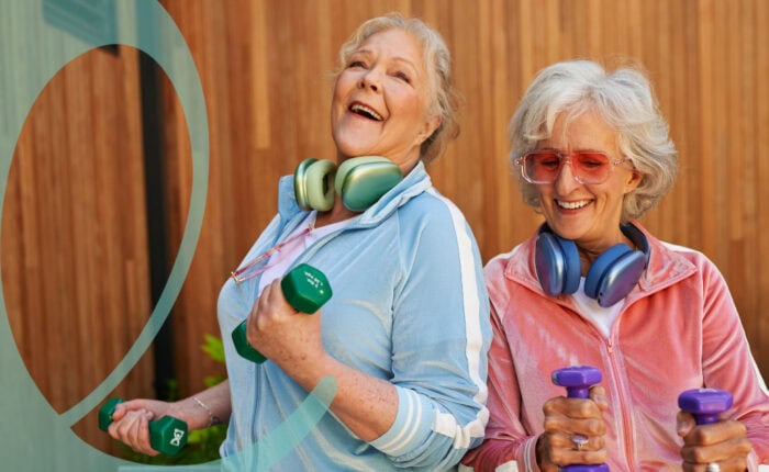 Active senior women