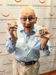 Al Williams with Superbowl Rings